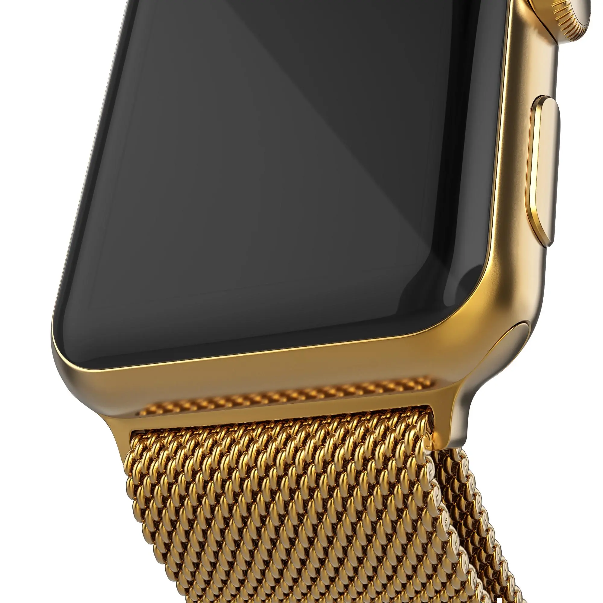 Armband Milanese Apple Watch Series 12 47mm Guld