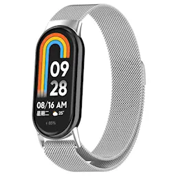 Xiaomi Smart Band 8 Reim Milanese Loop Sølv