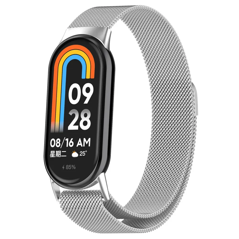 Armbånd Milanese Xiaomi Mi Band 9 Sølv