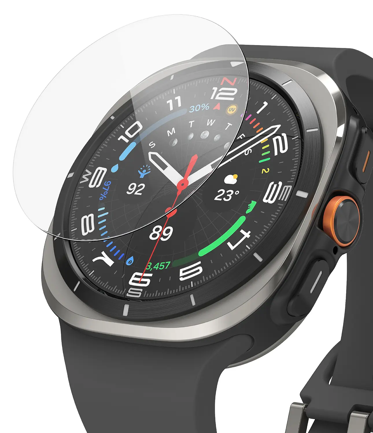 Screen Tempered Glass Samsung Galaxy Watch Ultra (2025) (4-pack)