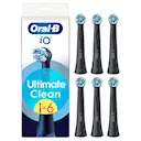 iO Ultimate clean borsthuvuden 6-pack, Svart