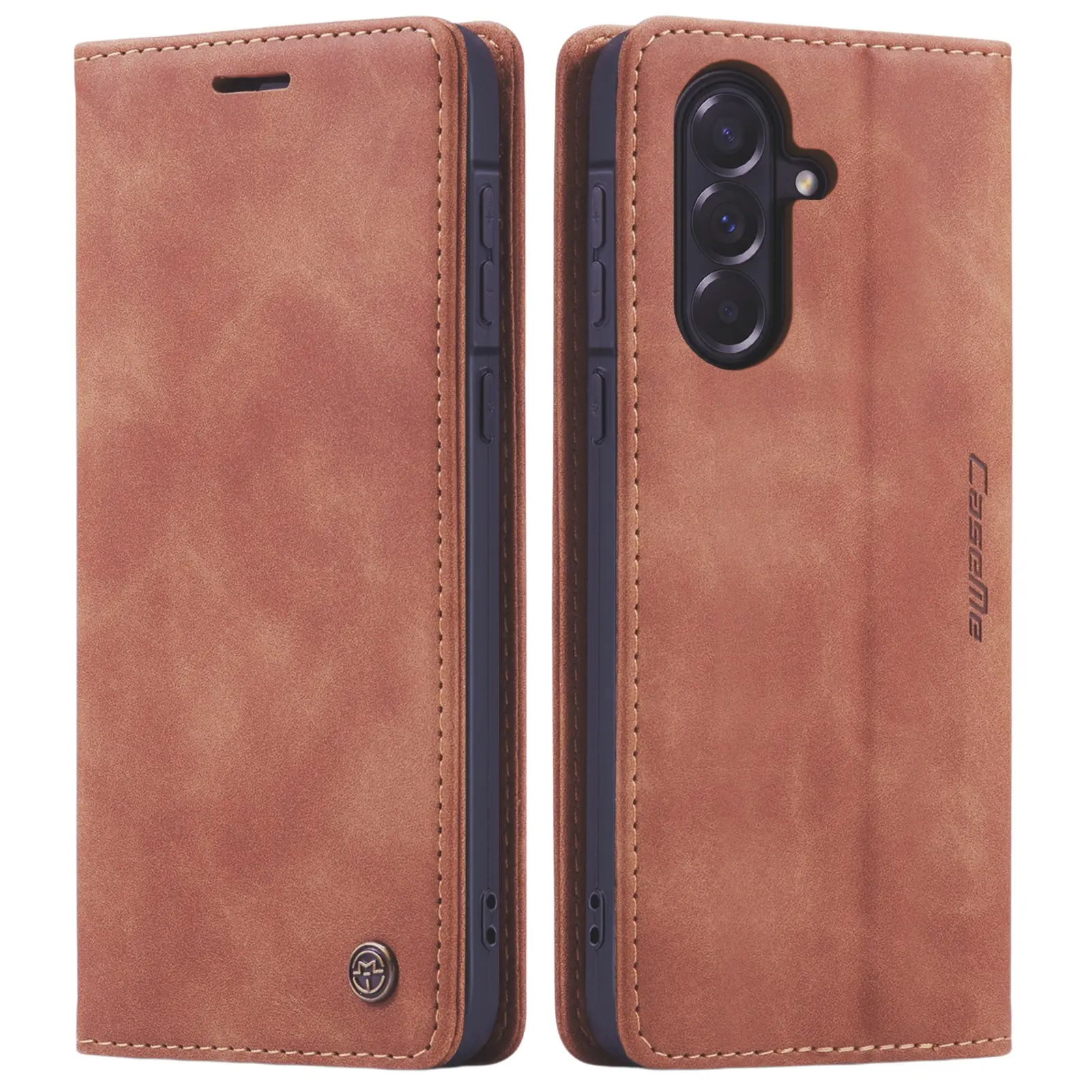 Slim Plånboksfodral Samsung Galaxy A56 Brun
