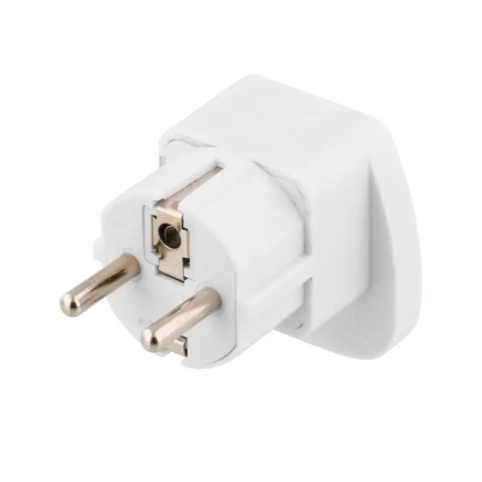 Reseadapter UK/US till Europa 16A Vit