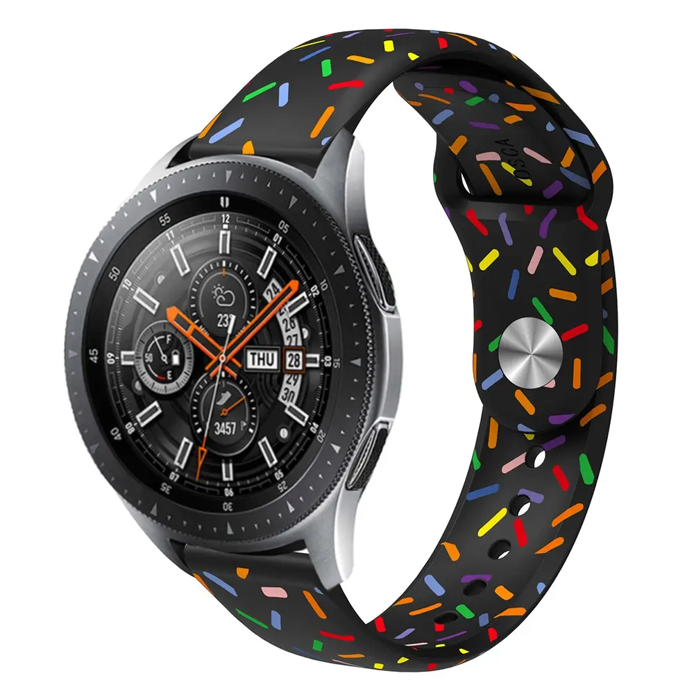 Silikonarmband Garmin Venu 3 Svart strössel