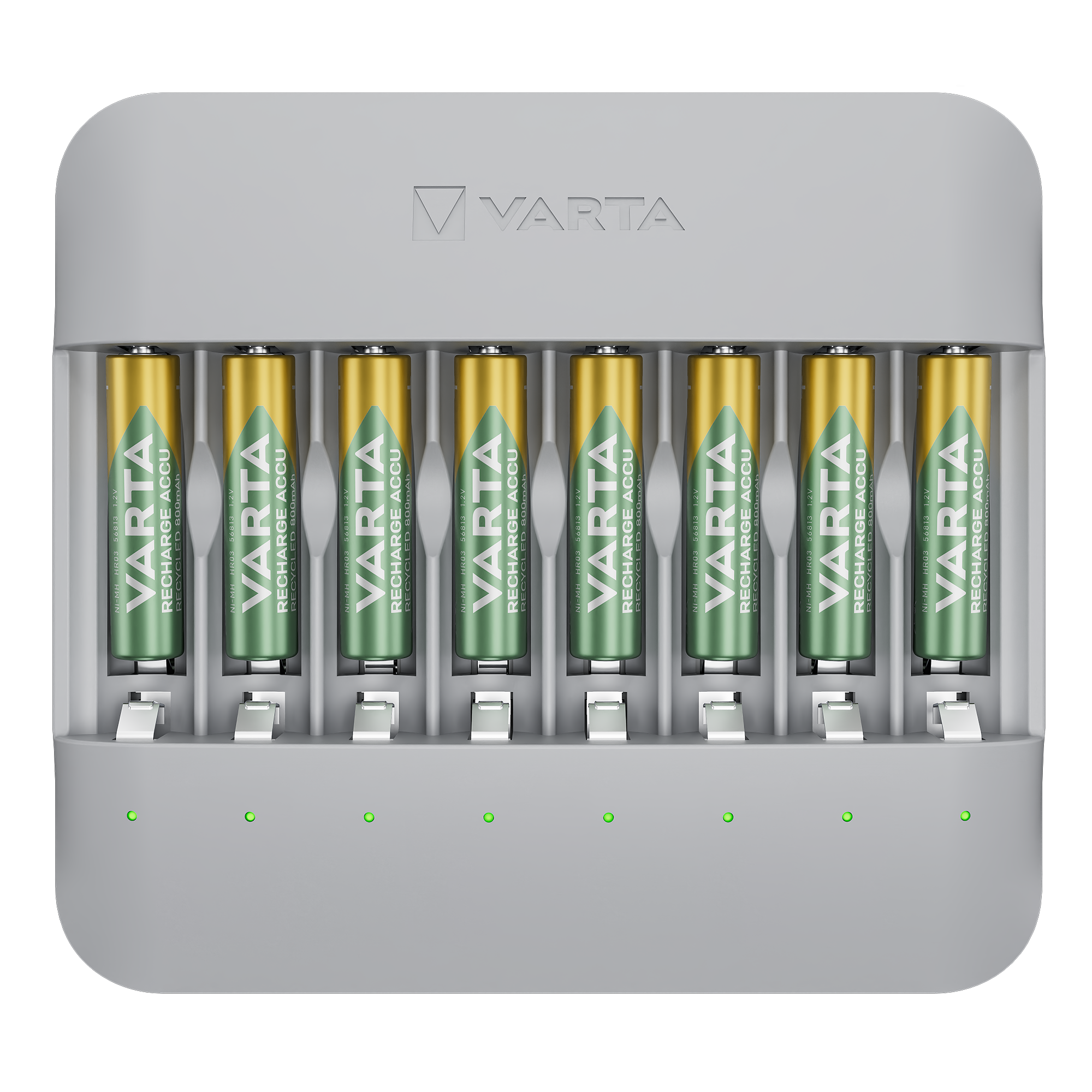 VARTA BatteriladerEco Charger Multi Recycled + 8x AA 2100 mAh