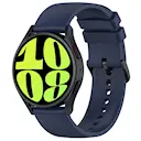 Universal 20mm Armband i silikon, blå