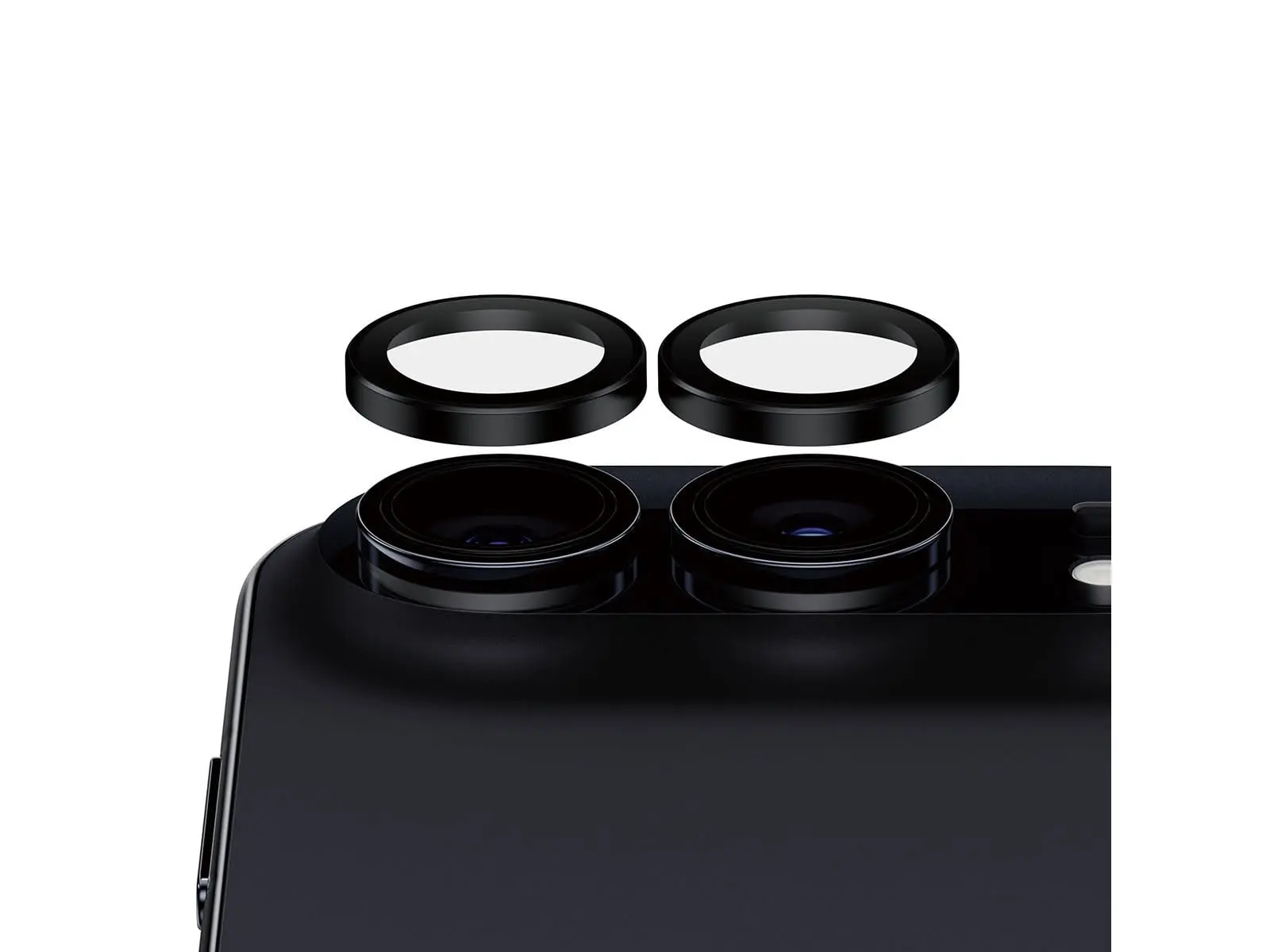 iPhone Duo Hoops Ceramic II Camera Lens Protector Black
