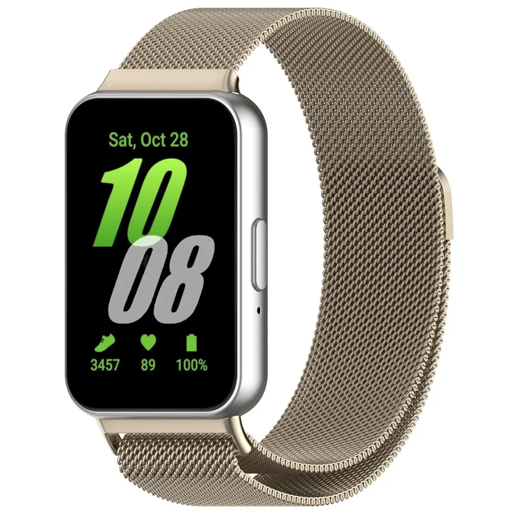 Armband Milanese Samsung Galaxy Fit 3 Champagneguld