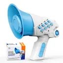 Leksaksmegafon med Röstförvrängare blå