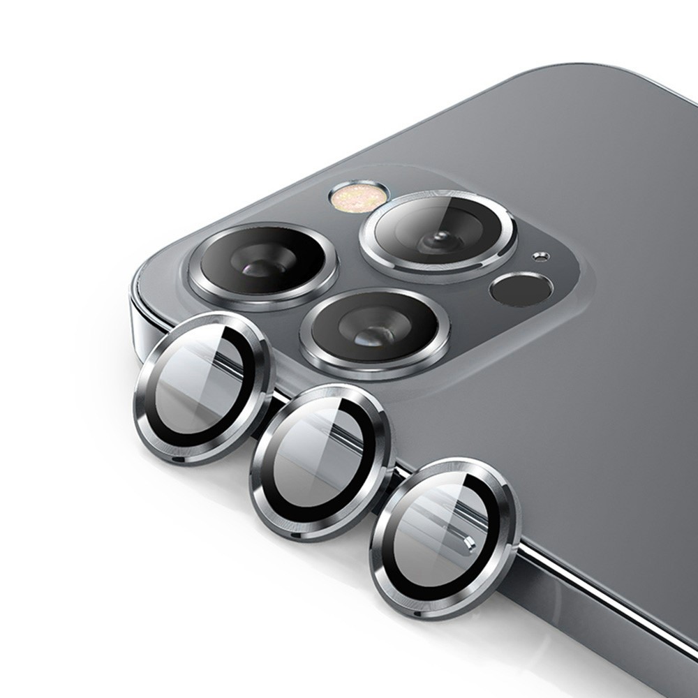 Hat Prince Linsebeskyttelse Aluminium iPhone 16 Pro Grå