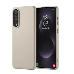 Samsung Galaxy S25 Edge MagSafe mobilcover i TPU, Beige