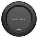15W Trådløs Opladeplade sort