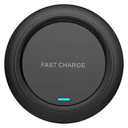 15W Trådløs Opladeplade sort