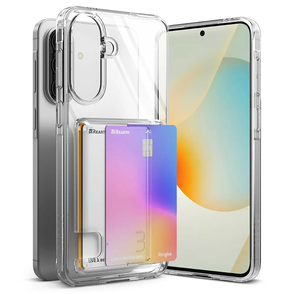 Fusion Card Case Samsung Galaxy A57 Genomskinlig