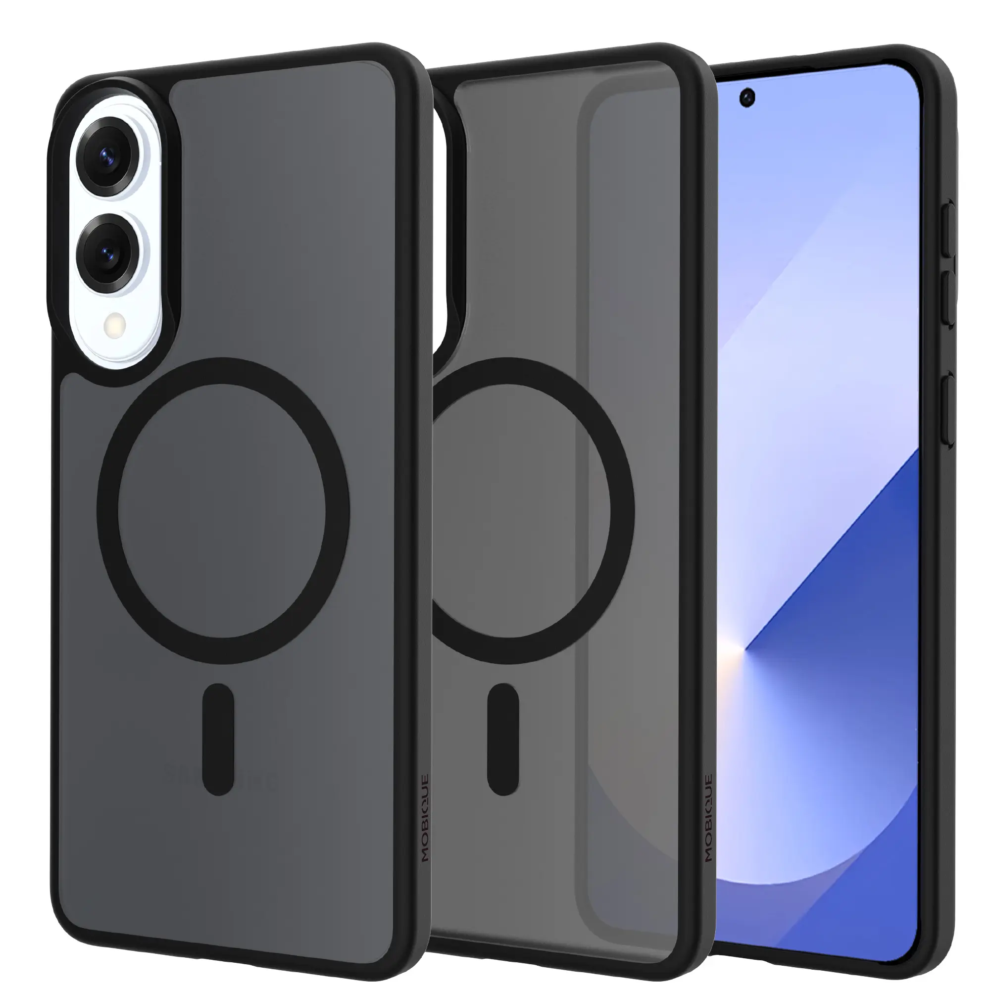 Magnetic Hybrid Cover Samsung Galaxy S25 Edge Frosted Black