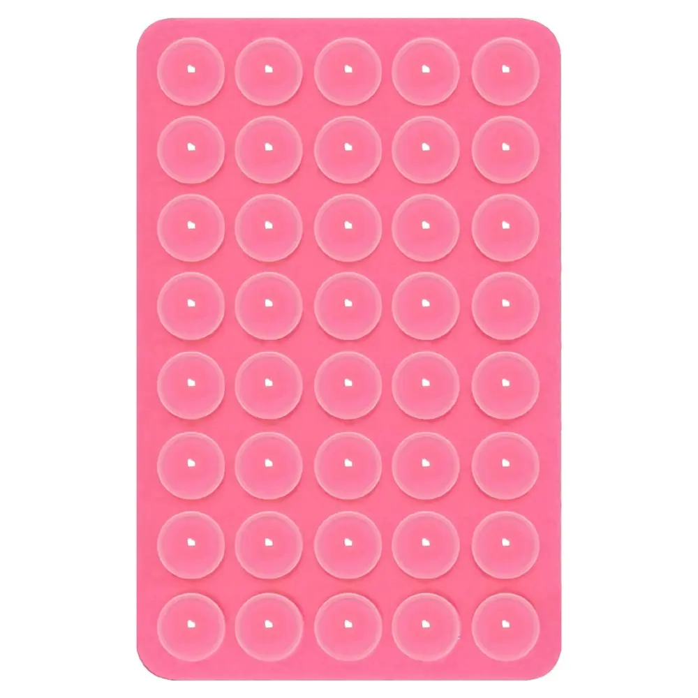 Mobilholder med dobbeltsidede sugekopper Lyserød