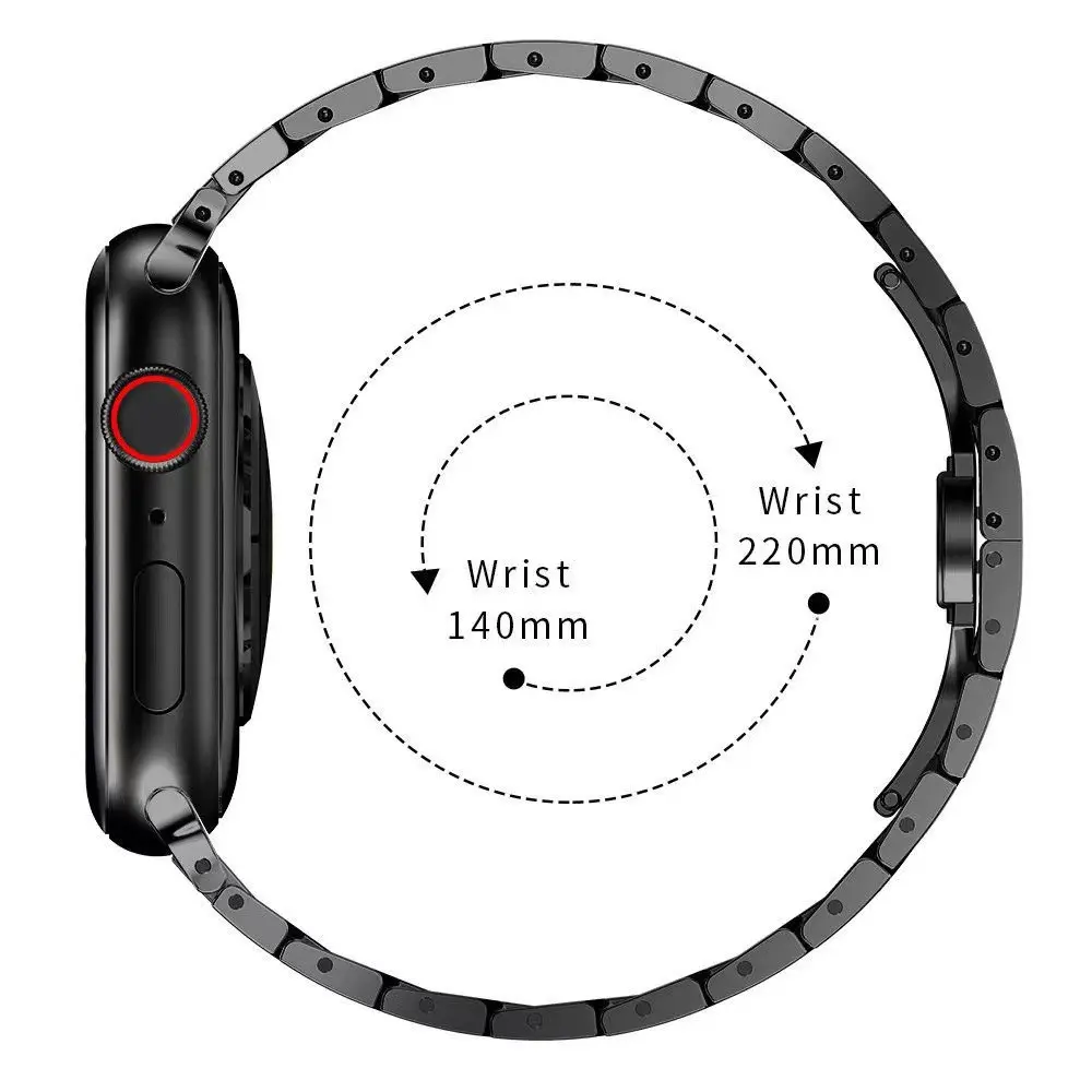 Race Stainless Steel Bracelet Apple Watch Series 12 47mm Silver