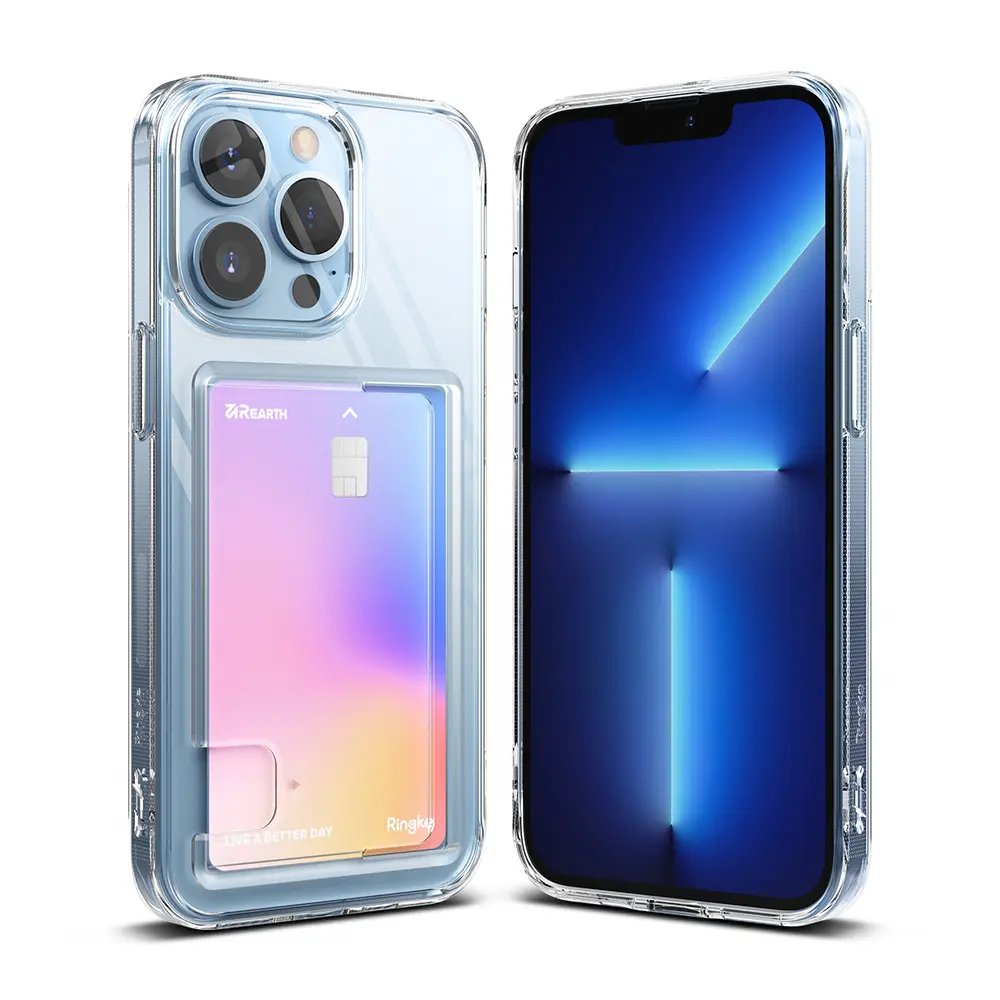 Fusion Card Case iPhone 13 Pro Gennemsigtig