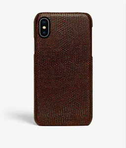iPhone Xs Max Cover Lizard Brun