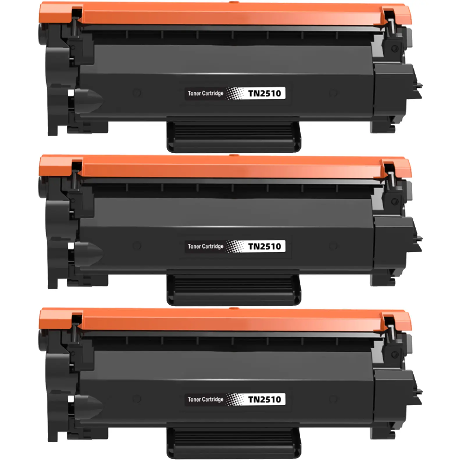 3-pack Kompatibel toner - ersätter Brother TN-2510 - svart, 1200 sidor