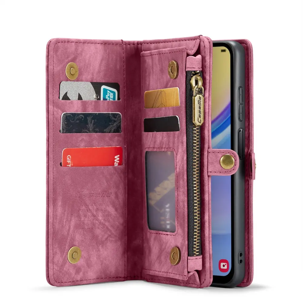Multi-slot Plånboksfodral Samsung Galaxy A16 Röd