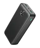 Powerbank 20000 mAh 22.5W LED - Triple udgang Sort