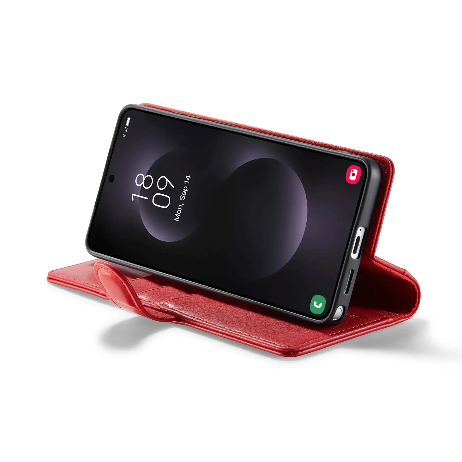 Äkta Läderfodral Samsung Galaxy S26 Ultra Röd