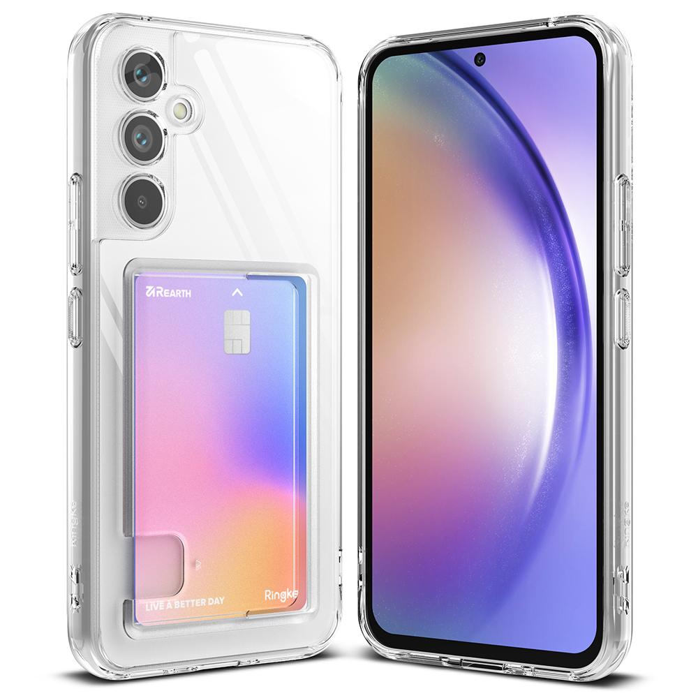 Ringke Samsung Galaxy A54 Fusion Deksel med kortlomme, Gjennomsiktig