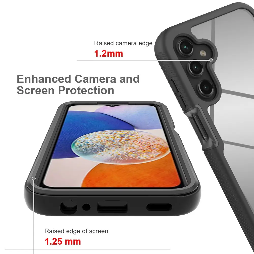 Full Cover Skal Samsung Galaxy A15 Svart