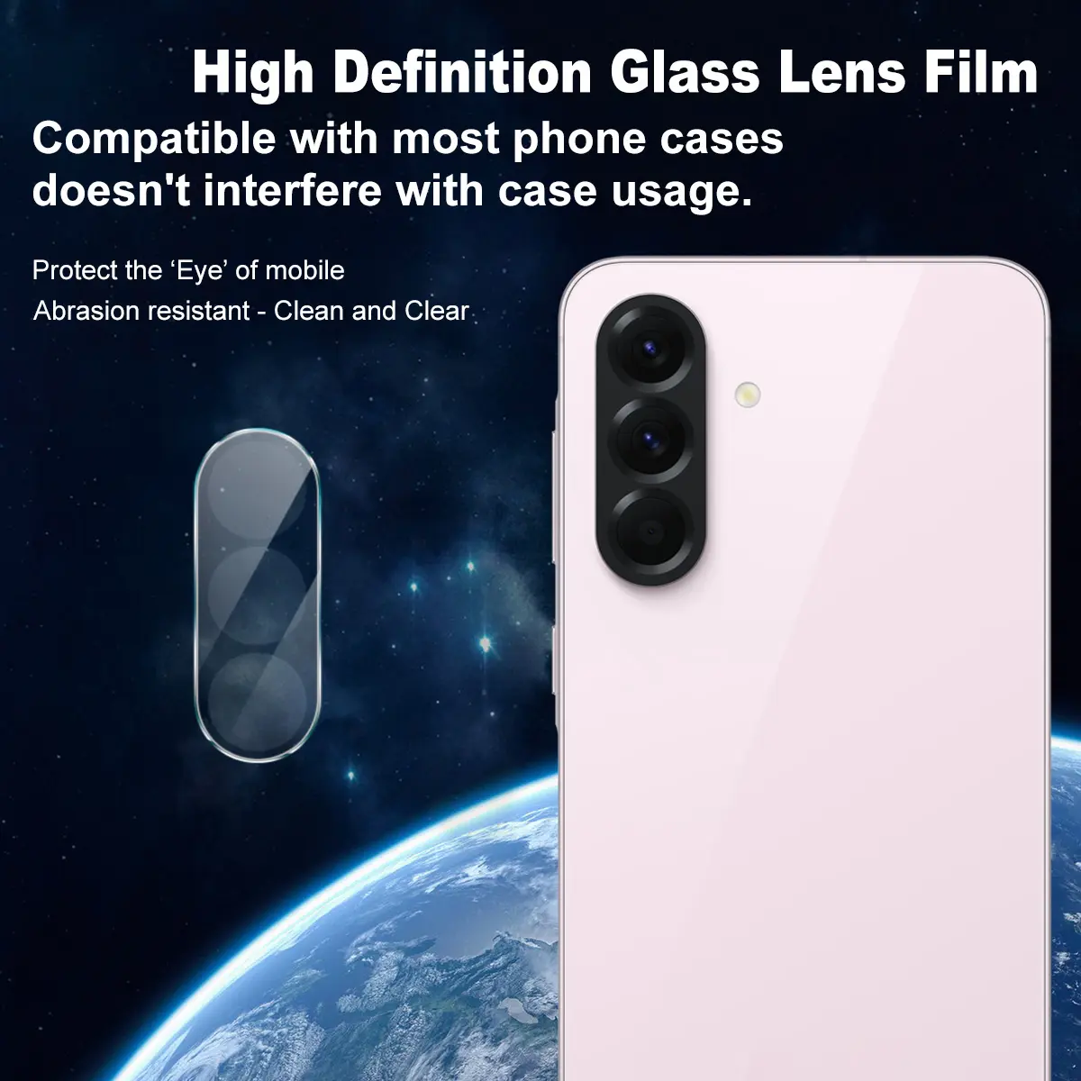 Härdat Glas 0.2mm Linsskydd Samsung Galaxy A27 Genomskinlig