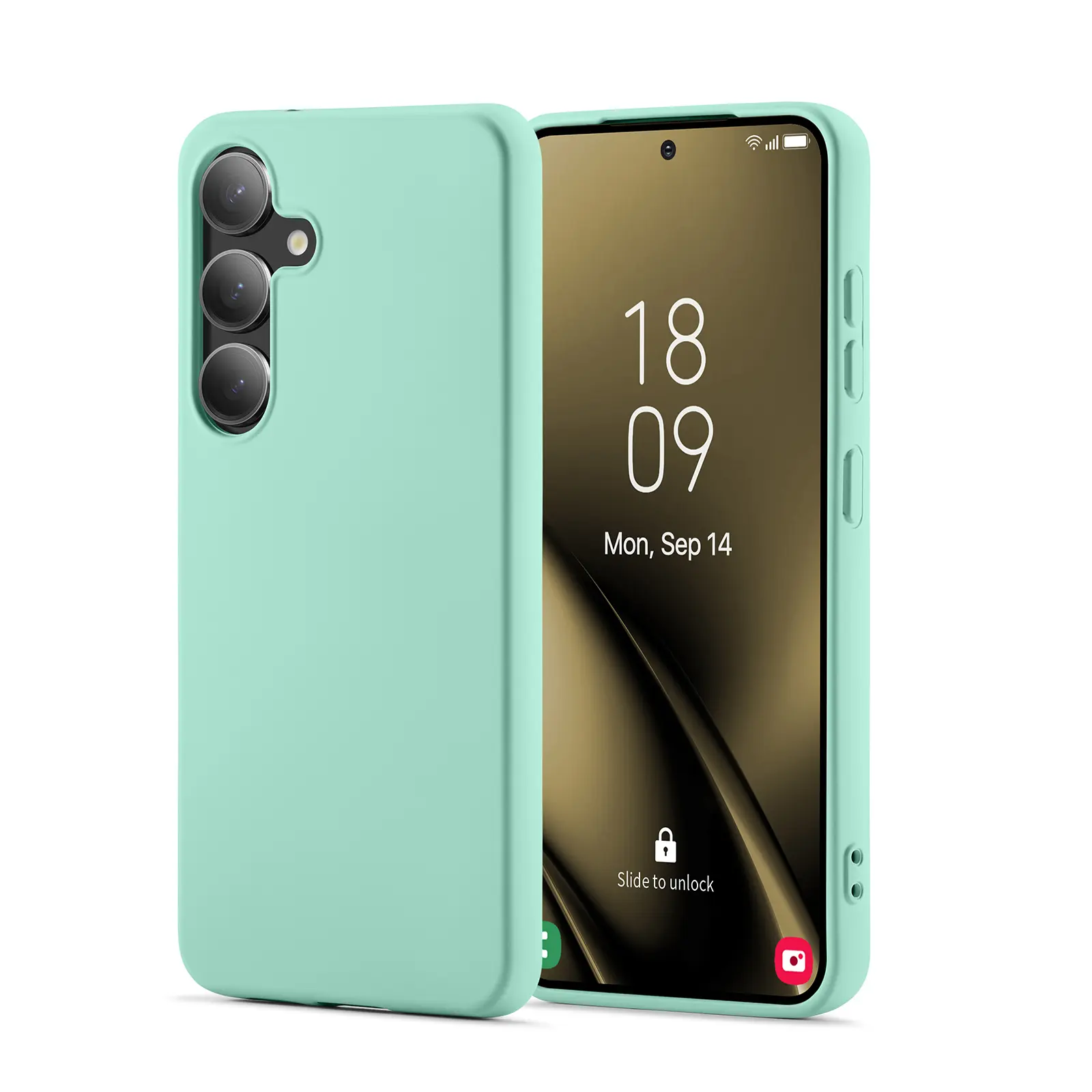 Samsung Galaxy S24 Ultra Mobilcover i TPU, Grøn