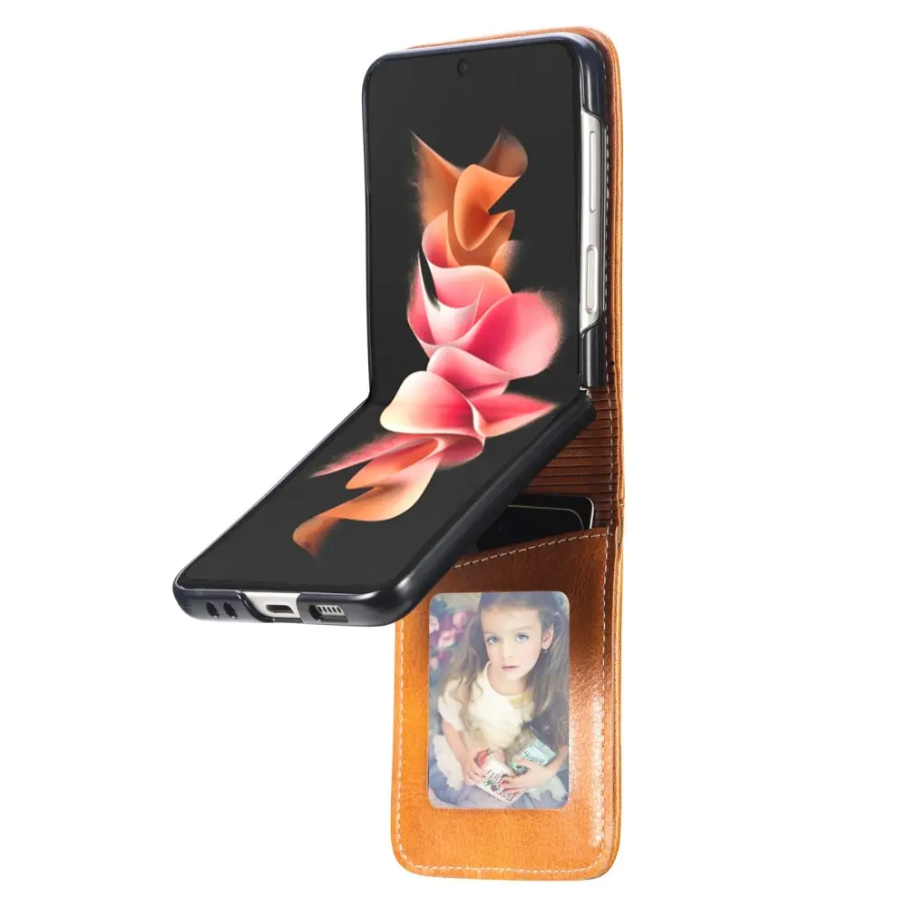 Mobilfodral Samsung Galaxy Z Flip 4 Brun