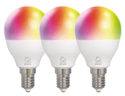 Smarte LED-pærer E14 RGB 5W (3-pack)