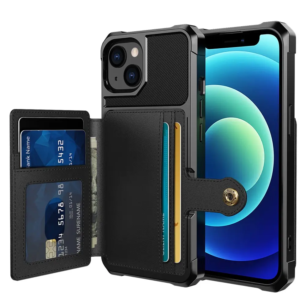 Tough Multi-slot Case iPhone 13 Mini Svart