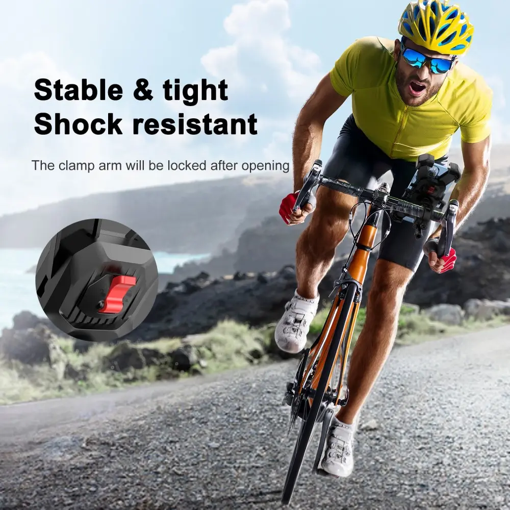 JR-ZS288 Bicycle Phone Holder Black
