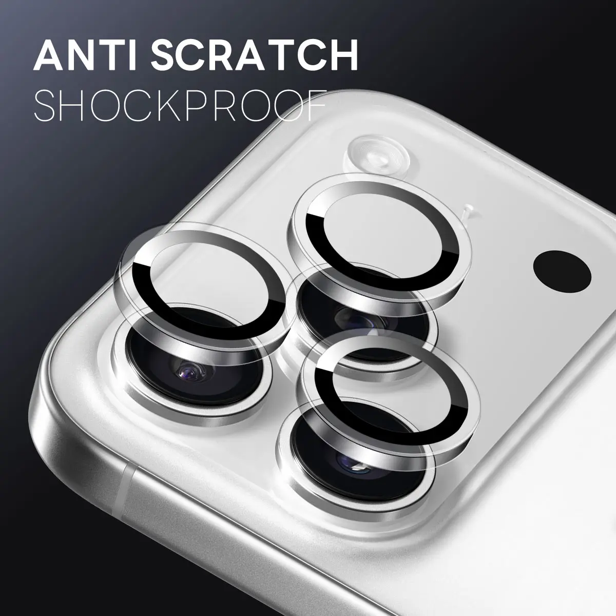 Linsskydd Härdat Glas iPhone 17 Pro Genomskinlig
