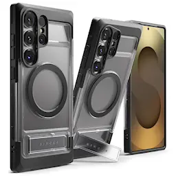 Samsung Galaxy S25 Ultra UX Magnetic Skal, Smoke Black