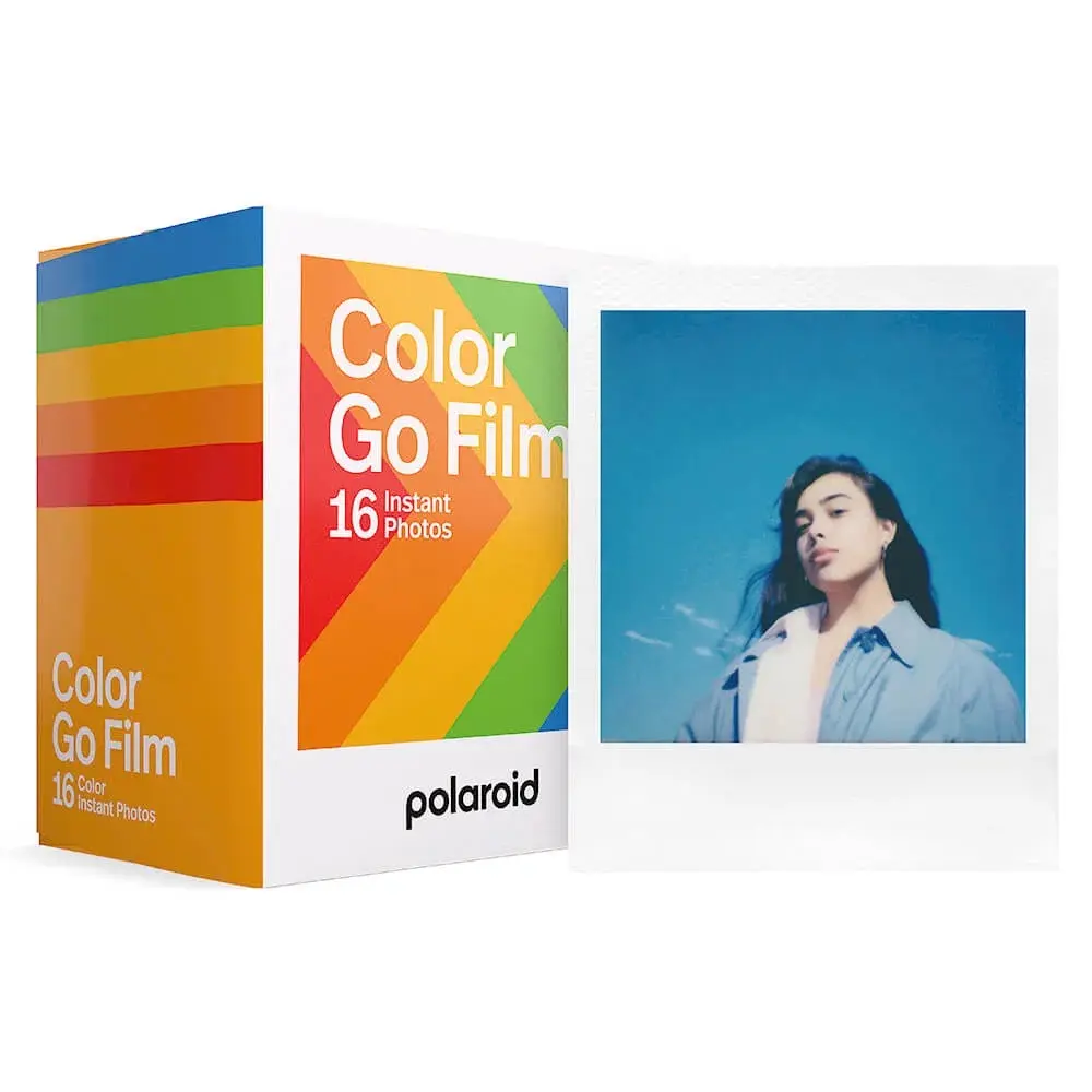 Color instantfilm Go med hvit ram (2-pakning)
