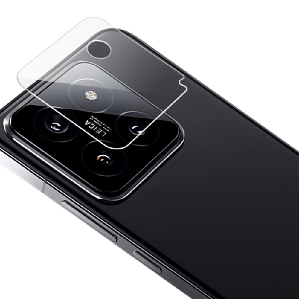 2-pack Härdat Glas Linsskydd Xiaomi 14 Genomskinlig