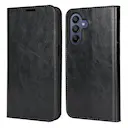 Mobiltaske Ægte Læder Samsung Galaxy A17 Sort
