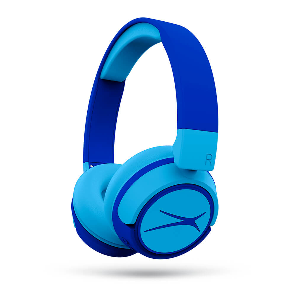 Altec Lansing Trådløse On-Ear Barnehodetelefoner 2-i-1 blå