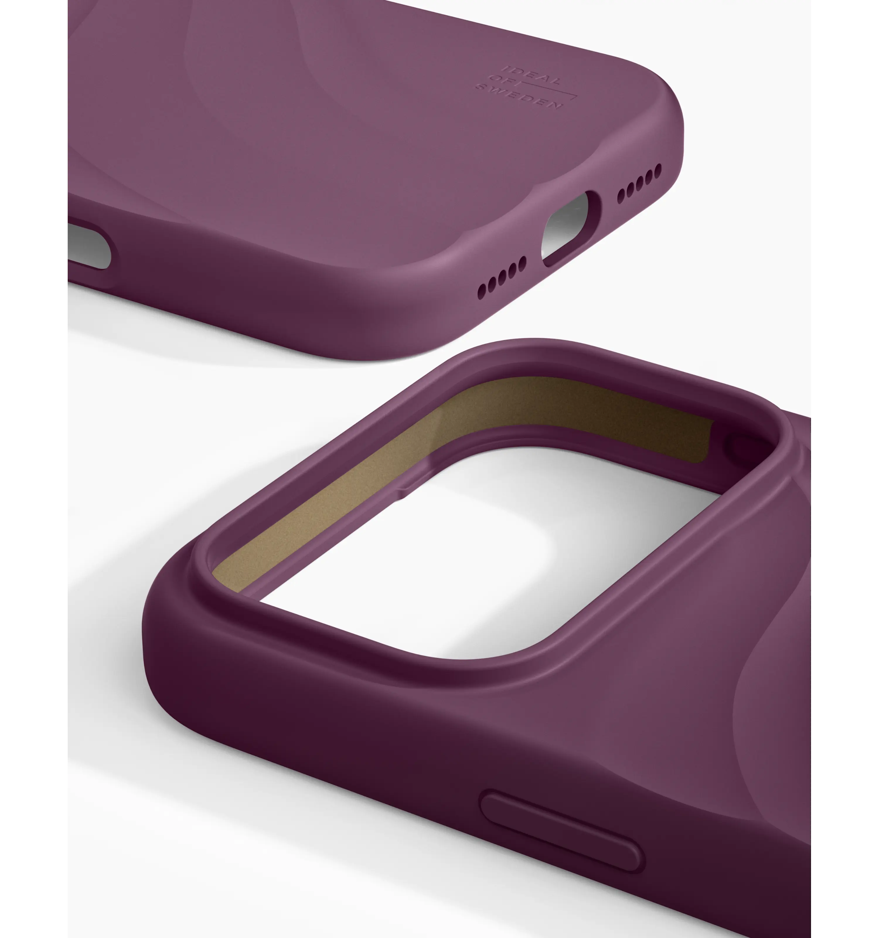 MagSafe Soft Swirl Silicone Case iPhone 18 Pro Velvet Plum