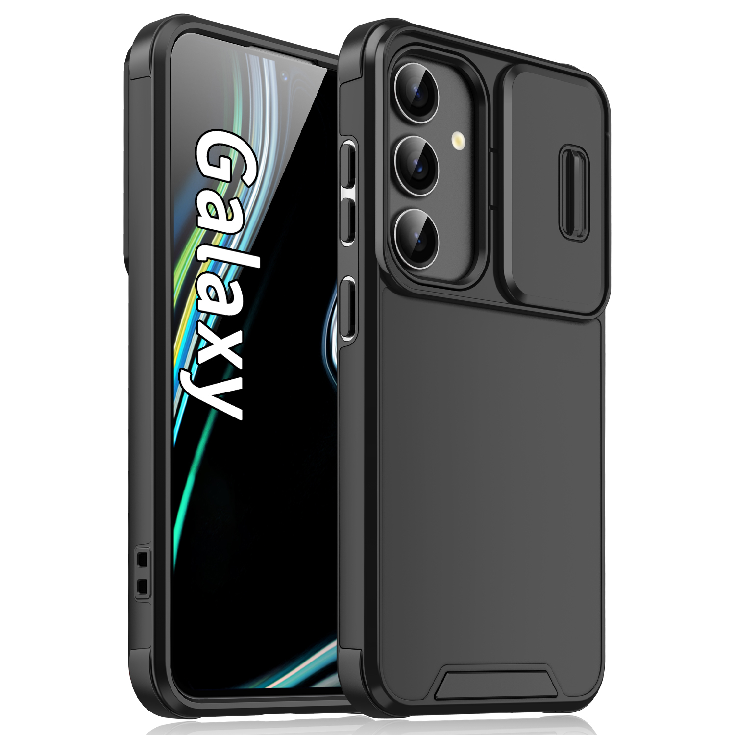 Samsung Galaxy S26 Deksel med kamerabeskyttelse, Svart