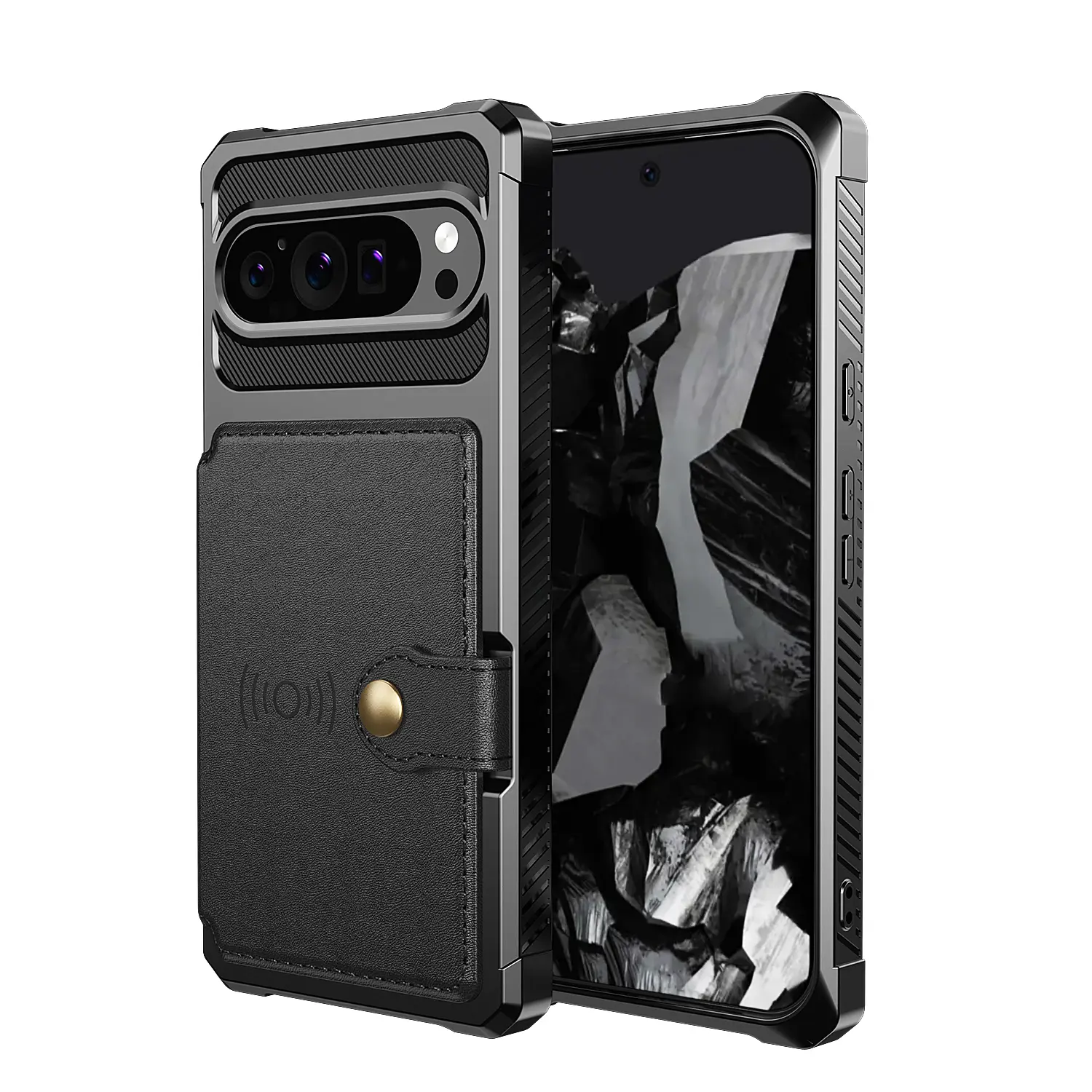 Tough Multi-slot Case Google Pixel 9 Pro Svart