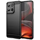 Motorola Moto G15 Power Cover TPU Brushed Sort