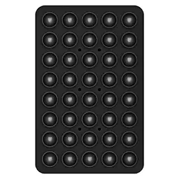 Mobilholder med dobbeltsidede sugekopper sort