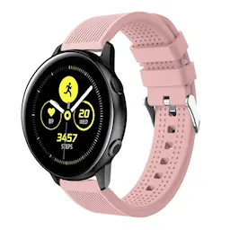 Samsung Galaxy Watch Active Armbånd i silikone, Lyserød