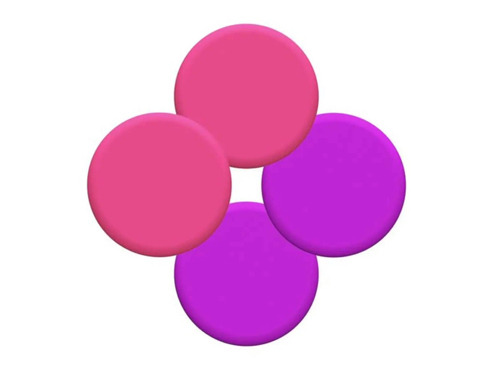 Freestyle Hörlurskuddar 4-pack, Rosa/lila