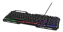DK120 Pelinäppäimistö RGB-valaistuksella, Musta