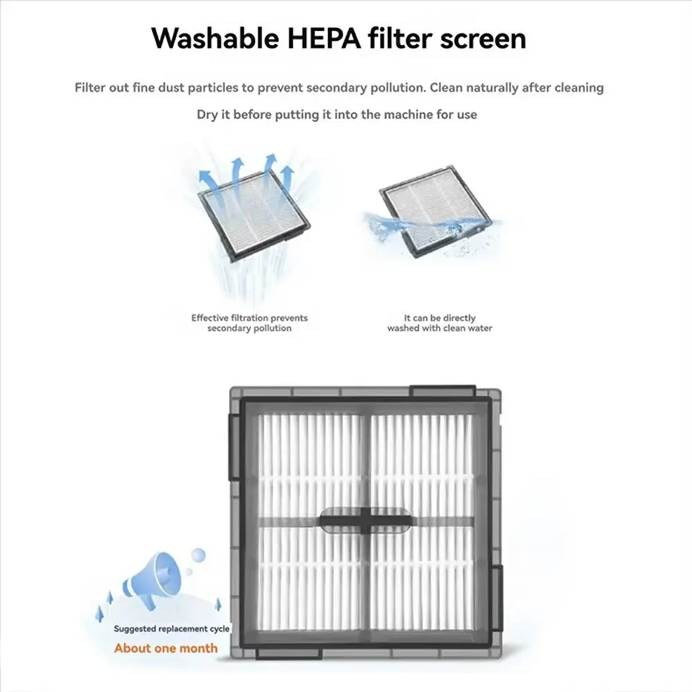 Filter 2-pack - passar till  Roborock Q10 VF Plus